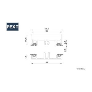 klemprofielset-onderprofiel-60-102-21-0105